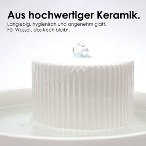 TREVI Trinkbrunnen aus hochwertiger Keramik – langlebig und hygienisch