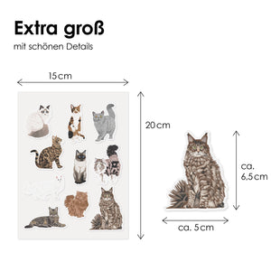 STICKY CATS Autocollants en feutre