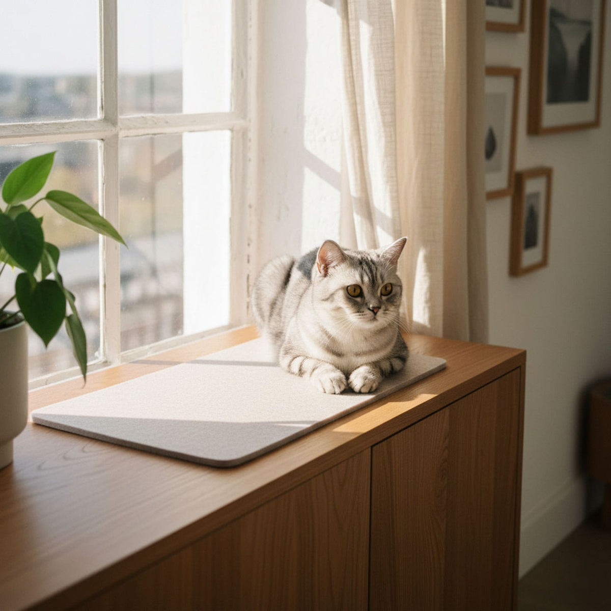 FELTY Katten Vensterbanksteun