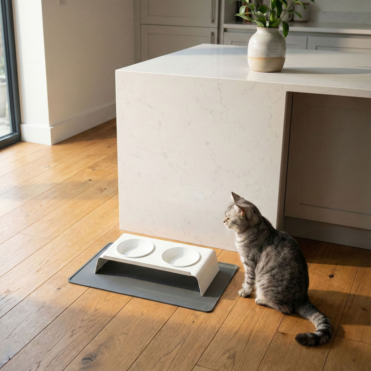 SQUARE Tapis de gamelle en silicone | rectangulaire