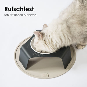 Katzen Napfunterlage rund